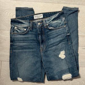 Derek Lam 10 Crosby Tali High rise Skinny Jeans Distressed Sz 27